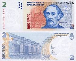 *2 Pesos Argentína 1997, P346 UNC - Kliknutím na obrázok zatvorte -